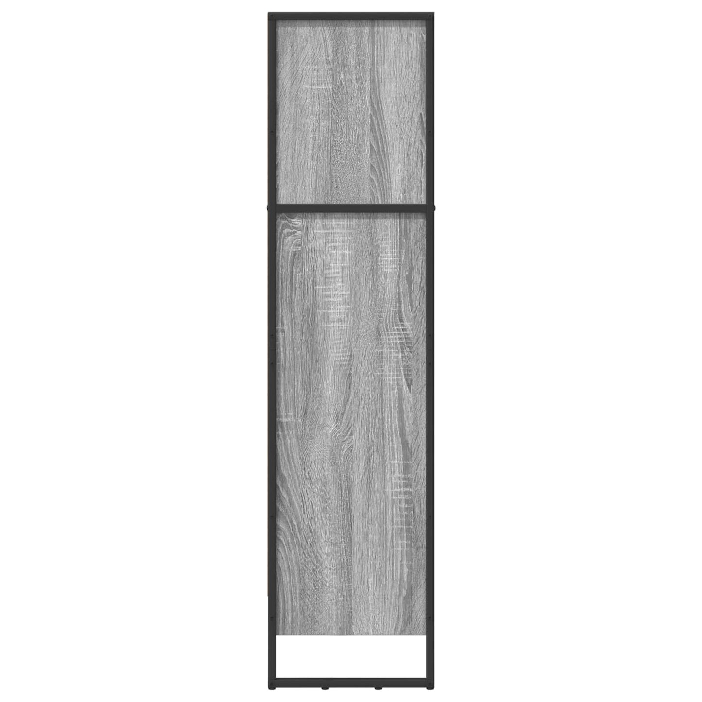 Book Cabinet 80 x 30 x 121 cm Engineered Wood Grey Sonoma