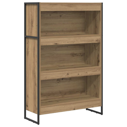 Book Cabinet Artisian Oak 80 x 30 x 121 cm Engineered Wood