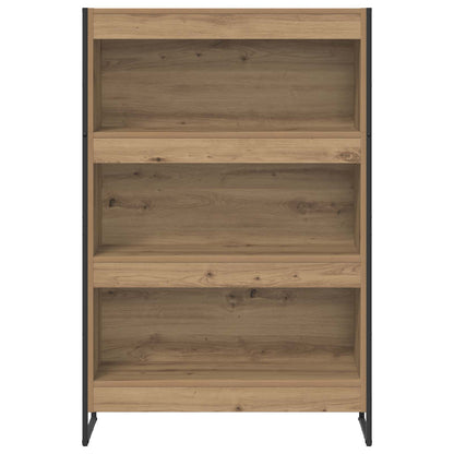 Book Cabinet Artisian Oak 80 x 30 x 121 cm Engineered Wood