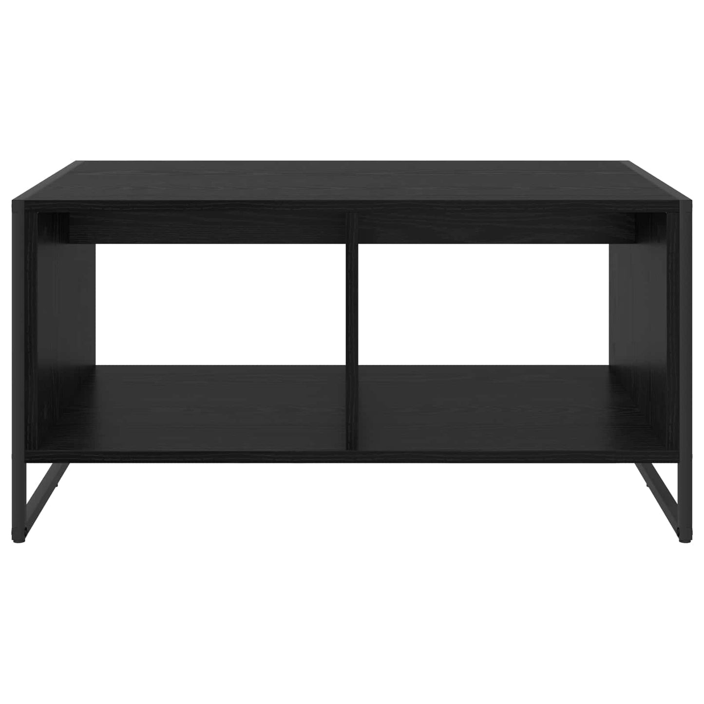 Coffee Table Black Oak 80 x 50 x 40 cm Engineered Wood
