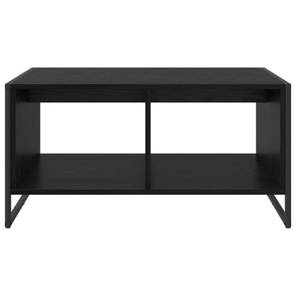 Coffee Table Black Oak 80 x 50 x 40 cm Engineered Wood