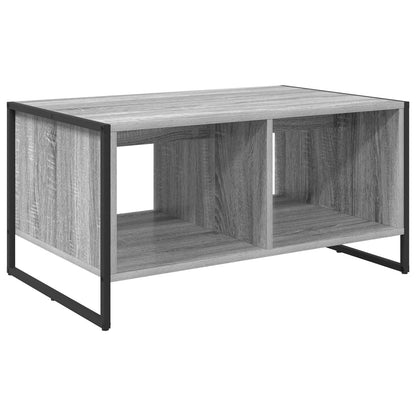 Coffee Table Grey Sonoma 80 x 50 x 40 cm Engineered Wood