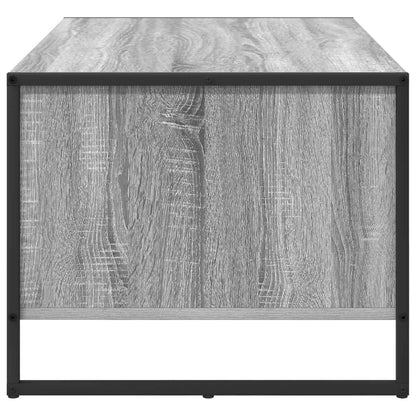 Coffee Table Grey Sonoma 80 x 50 x 40 cm Engineered Wood