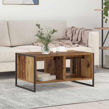 Coffee Table Old Wood 80 x 50 x 40 cm Engineered Wood
