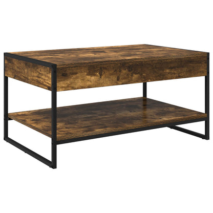 Coffee Table Smoke Oak 80 x 50 x 40 cm Engineered Wood