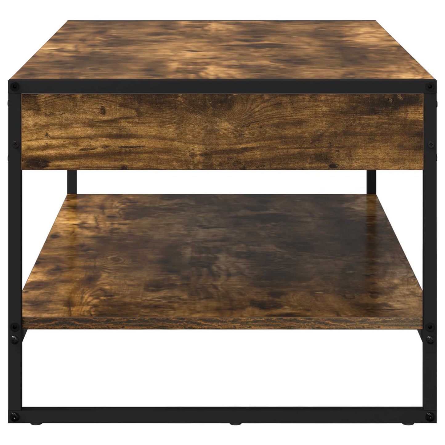 Coffee Table Smoke Oak 80 x 50 x 40 cm Engineered Wood
