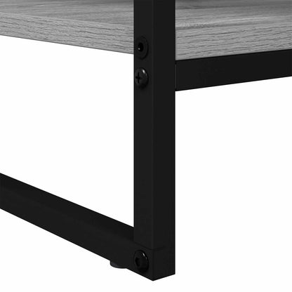 Coffee Table Grey Sonoma 80 x 50 x 40 cm Engineered Wood