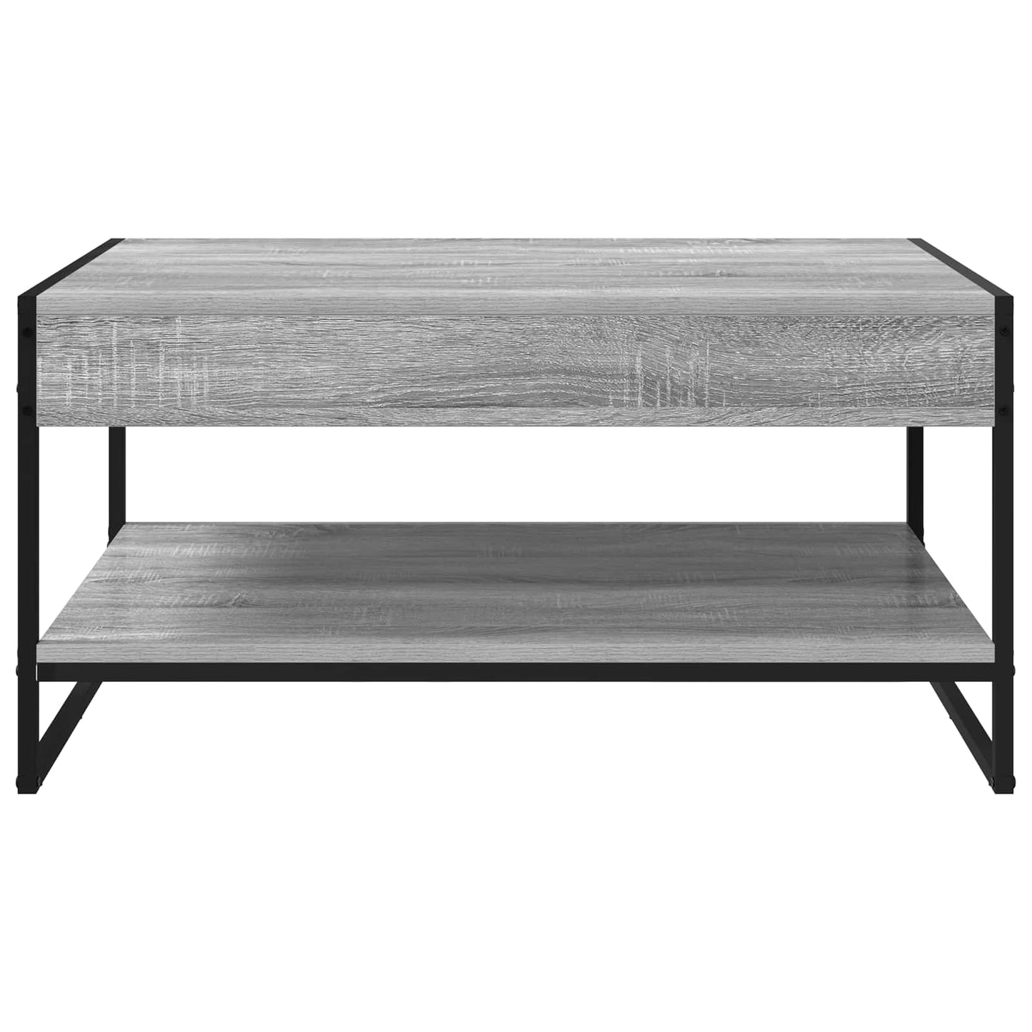 Coffee Table Grey Sonoma 80 x 50 x 40 cm Engineered Wood