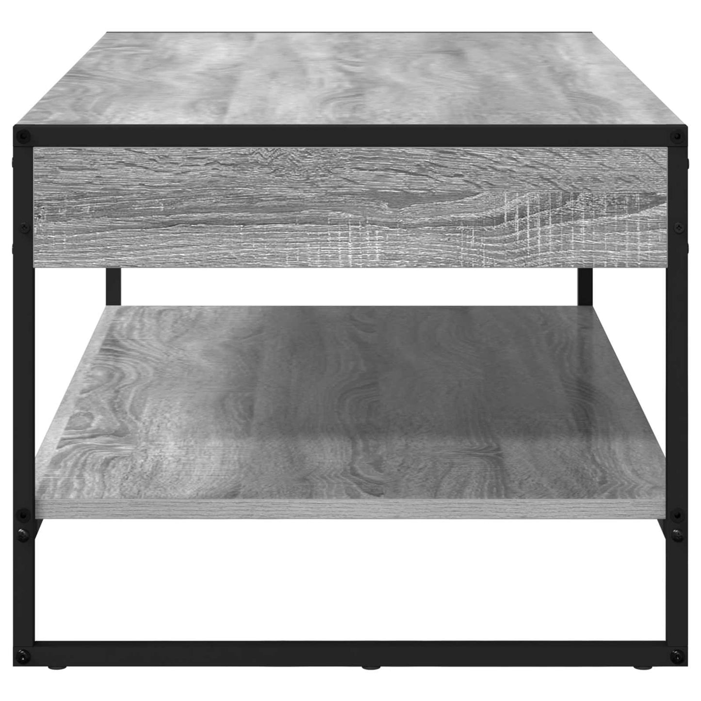 Coffee Table Grey Sonoma 80 x 50 x 40 cm Engineered Wood