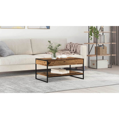 Coffee Table Old Wood 80 x 50 x 40 cm Engineered Wood