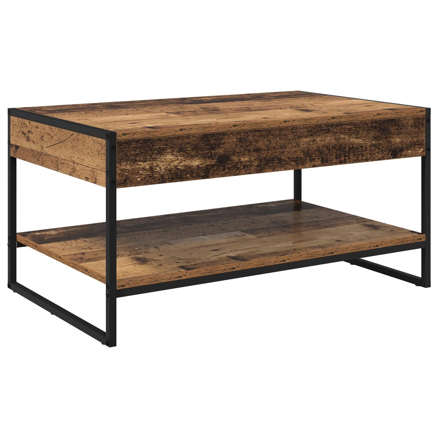 Coffee Table Old Wood 80 x 50 x 40 cm Engineered Wood