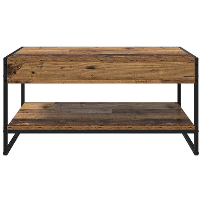 Coffee Table Old Wood 80 x 50 x 40 cm Engineered Wood