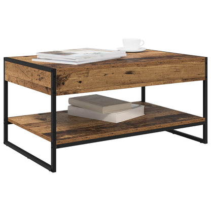 Coffee Table Old Wood 80 x 50 x 40 cm Engineered Wood