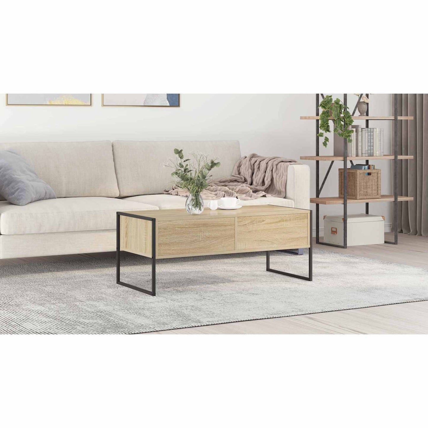 Coffee Table Sonoma 100 x 46 x 40 cm Engineered Wood