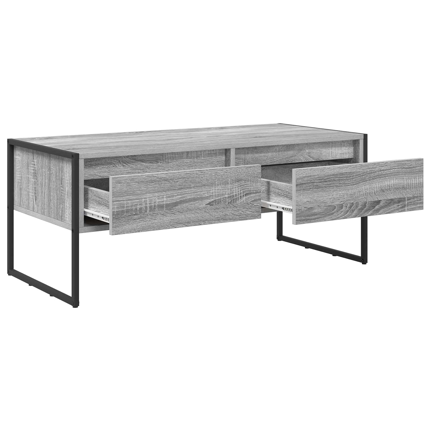 Coffee Table Grey Sonoma 100 x 46 x 40 cm Engineered Wood