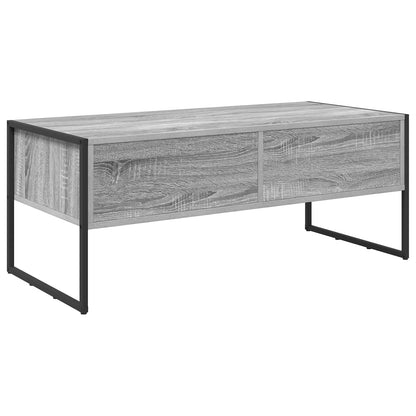 Coffee Table Grey Sonoma 100 x 46 x 40 cm Engineered Wood