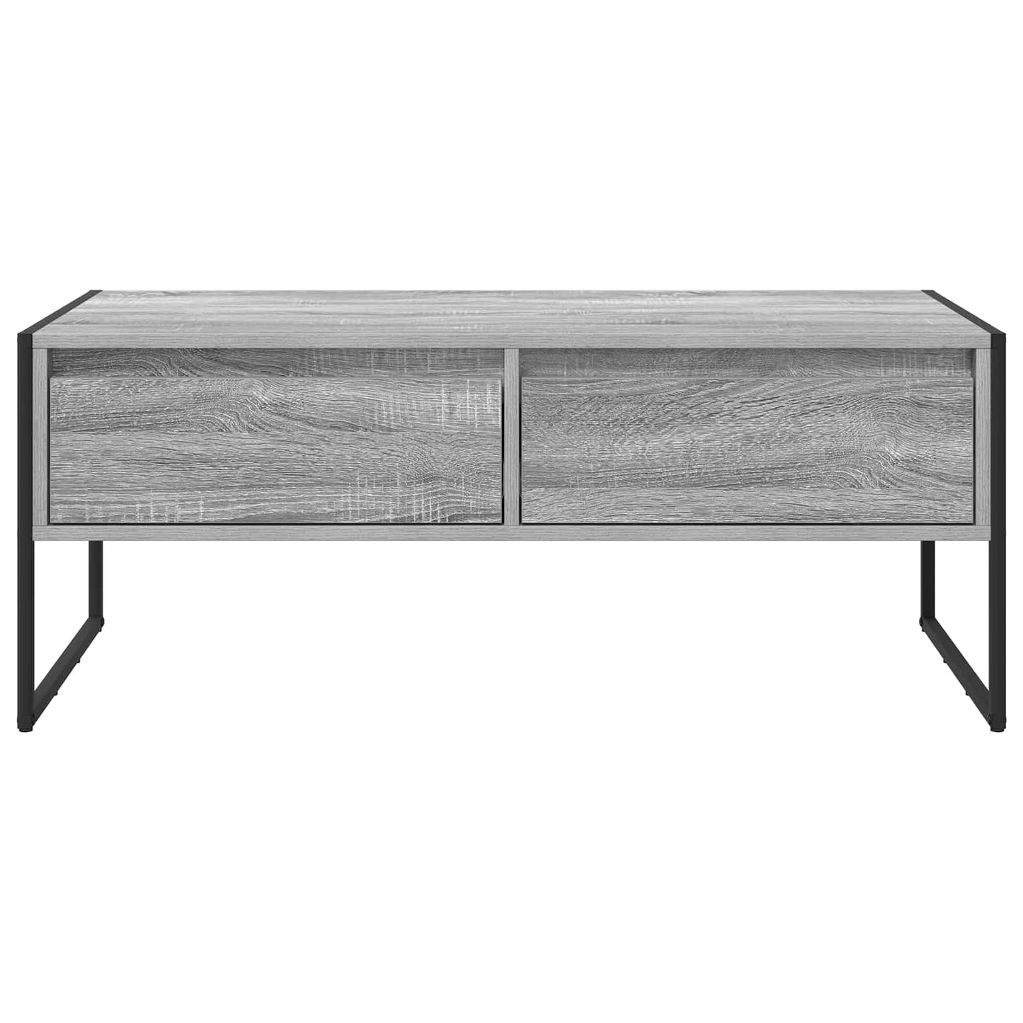 Coffee Table Grey Sonoma 100 x 46 x 40 cm Engineered Wood