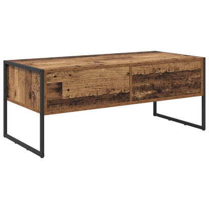 Coffee Table Old Wood 100 x 46 x 40 cm Engineered Wood