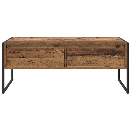 Coffee Table Old Wood 100 x 46 x 40 cm Engineered Wood