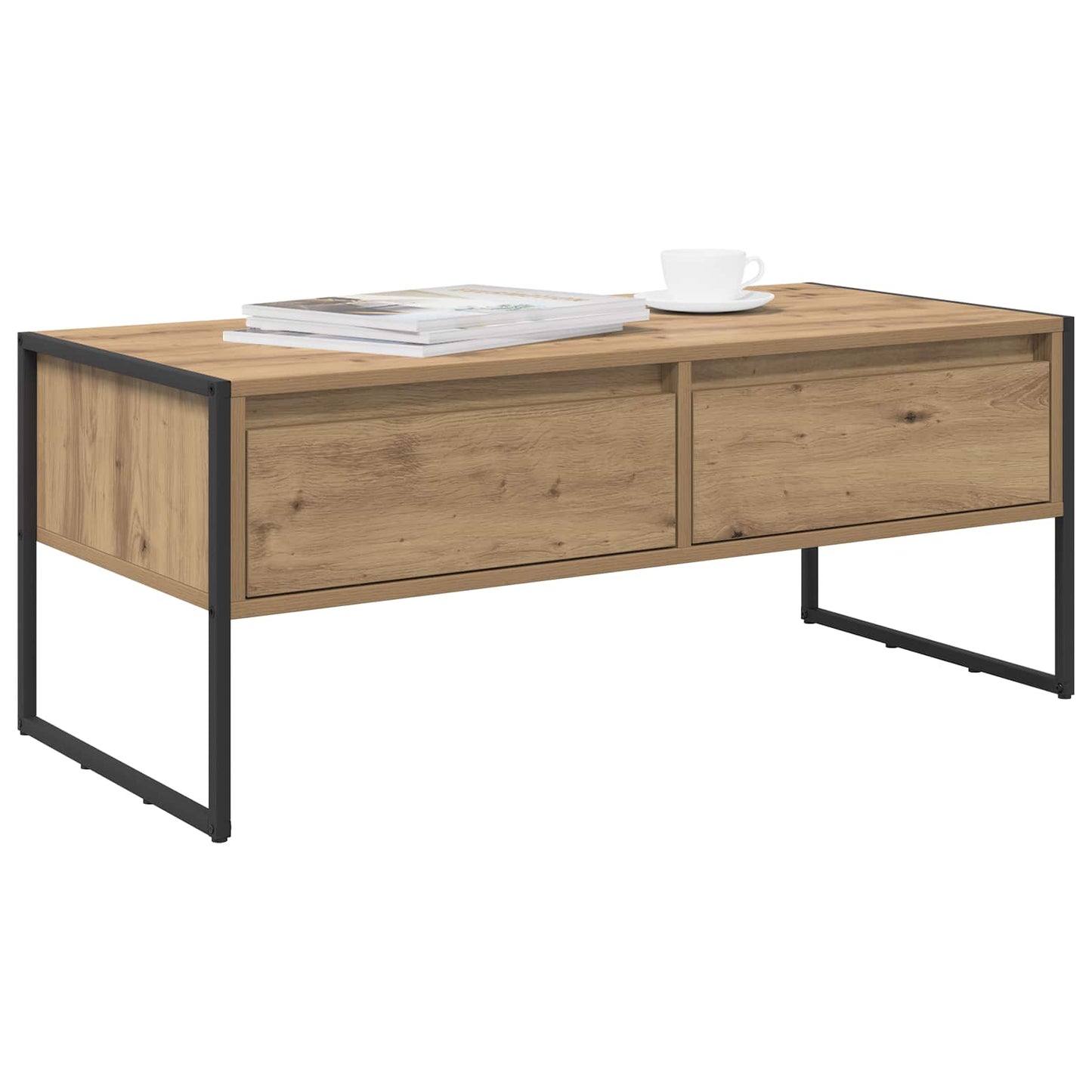 Coffee Table Artisian Oak 100 x 46 x 40 cm Engineered Wood