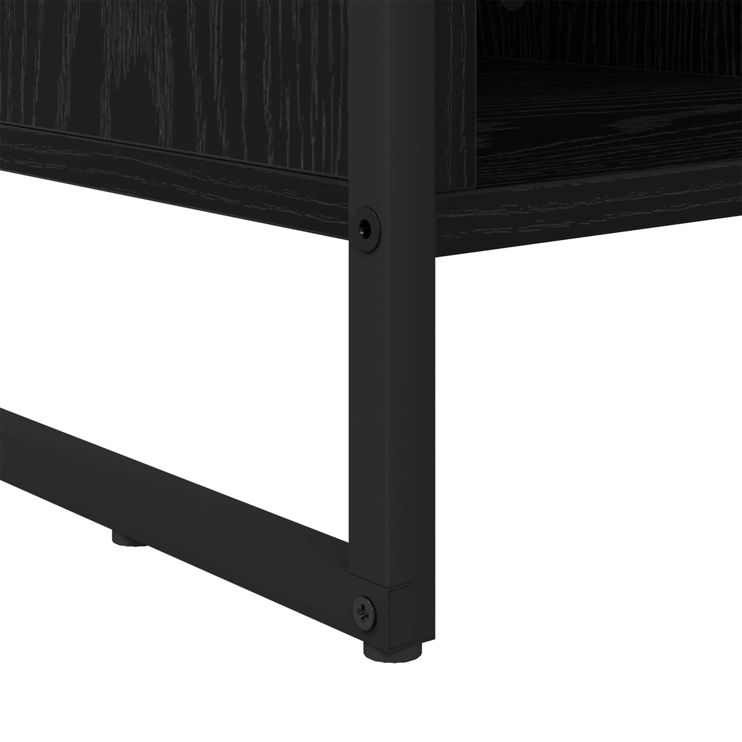 Shoe Cabinet 60 x 35 x 44 cm Engineered Wood Black Oak