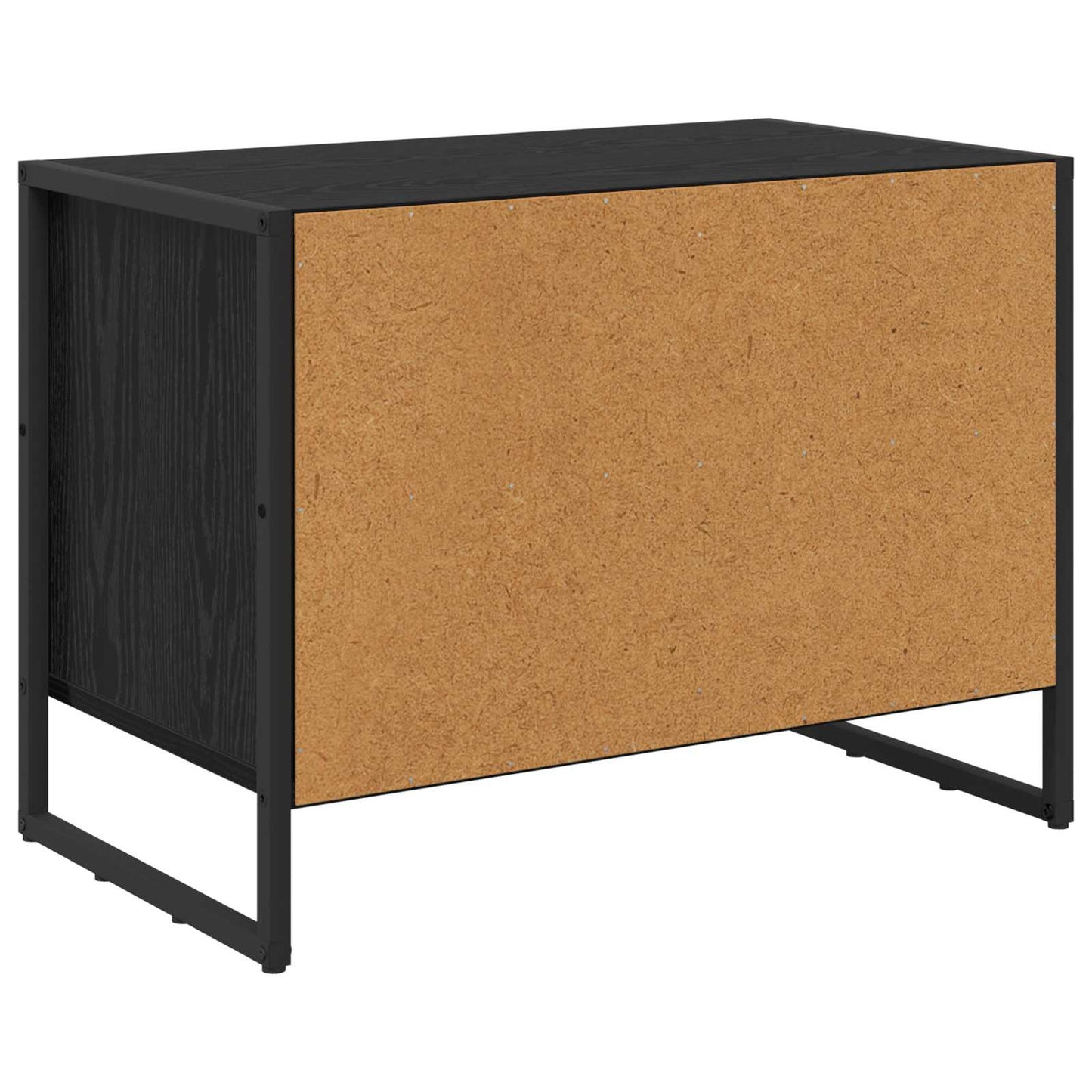 Shoe Cabinet 60 x 35 x 44 cm Engineered Wood Black Oak