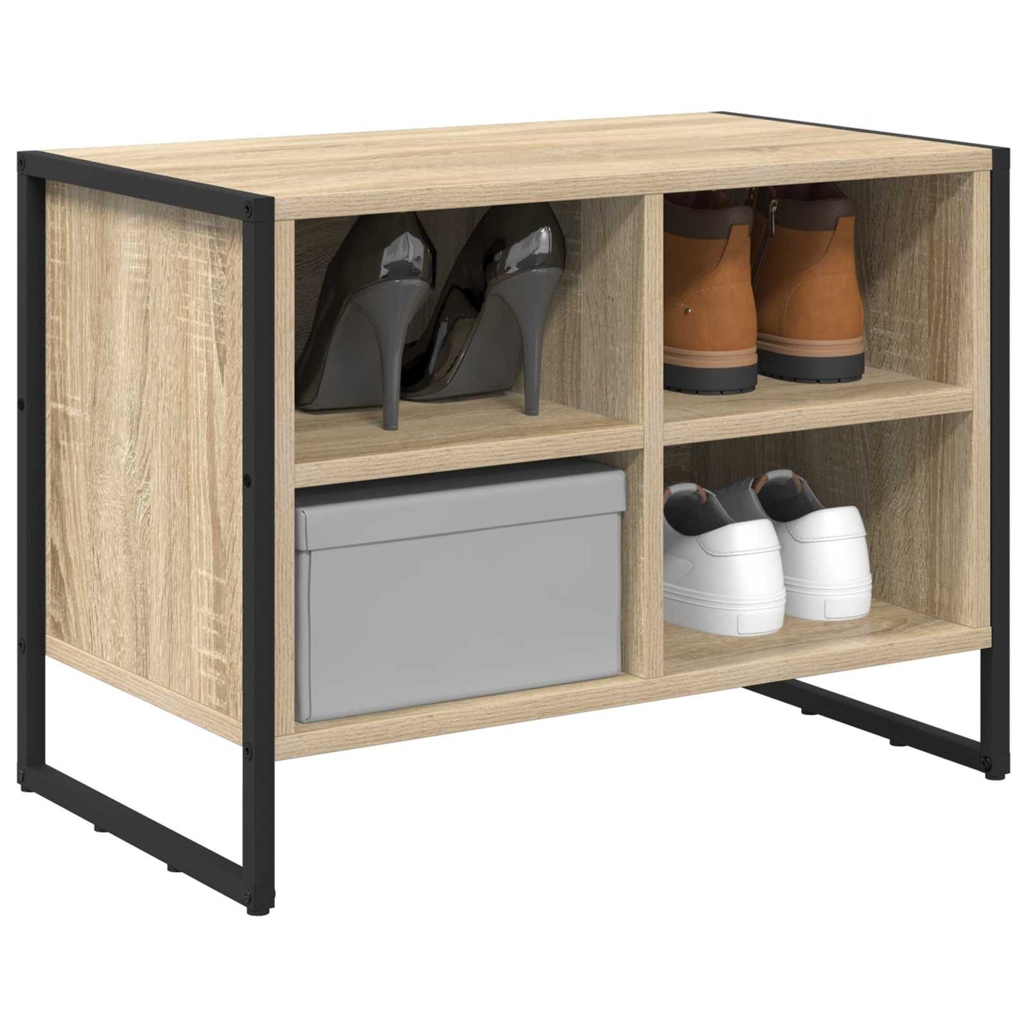 Shoe Cabinet Sonoma 60 x 35 x 44 cm Engineered Wood