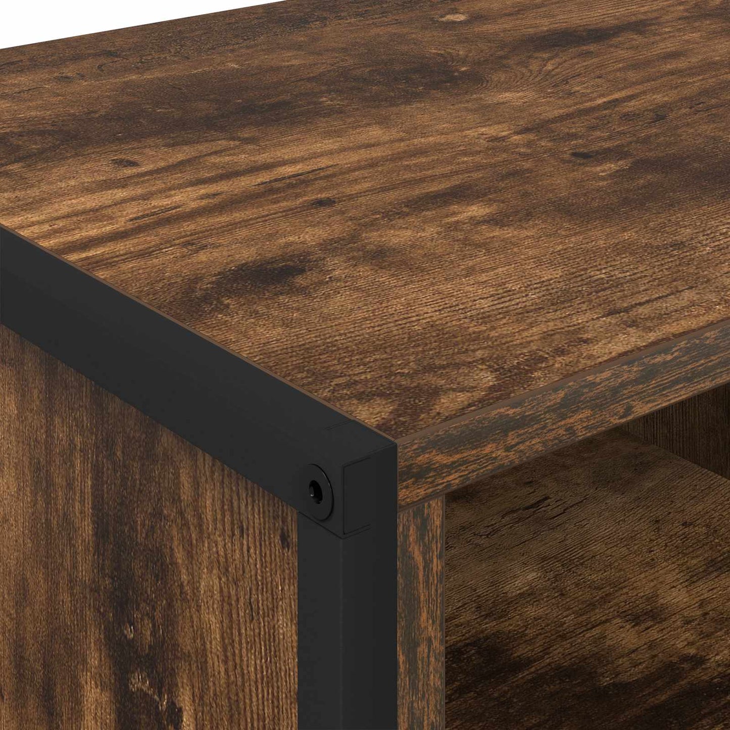 Shoe Cabinet Smoke Oak 60 x 35 x 44 cm Engineered Wood