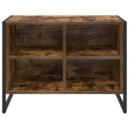 Shoe Cabinet Smoke Oak 60 x 35 x 44 cm Engineered Wood