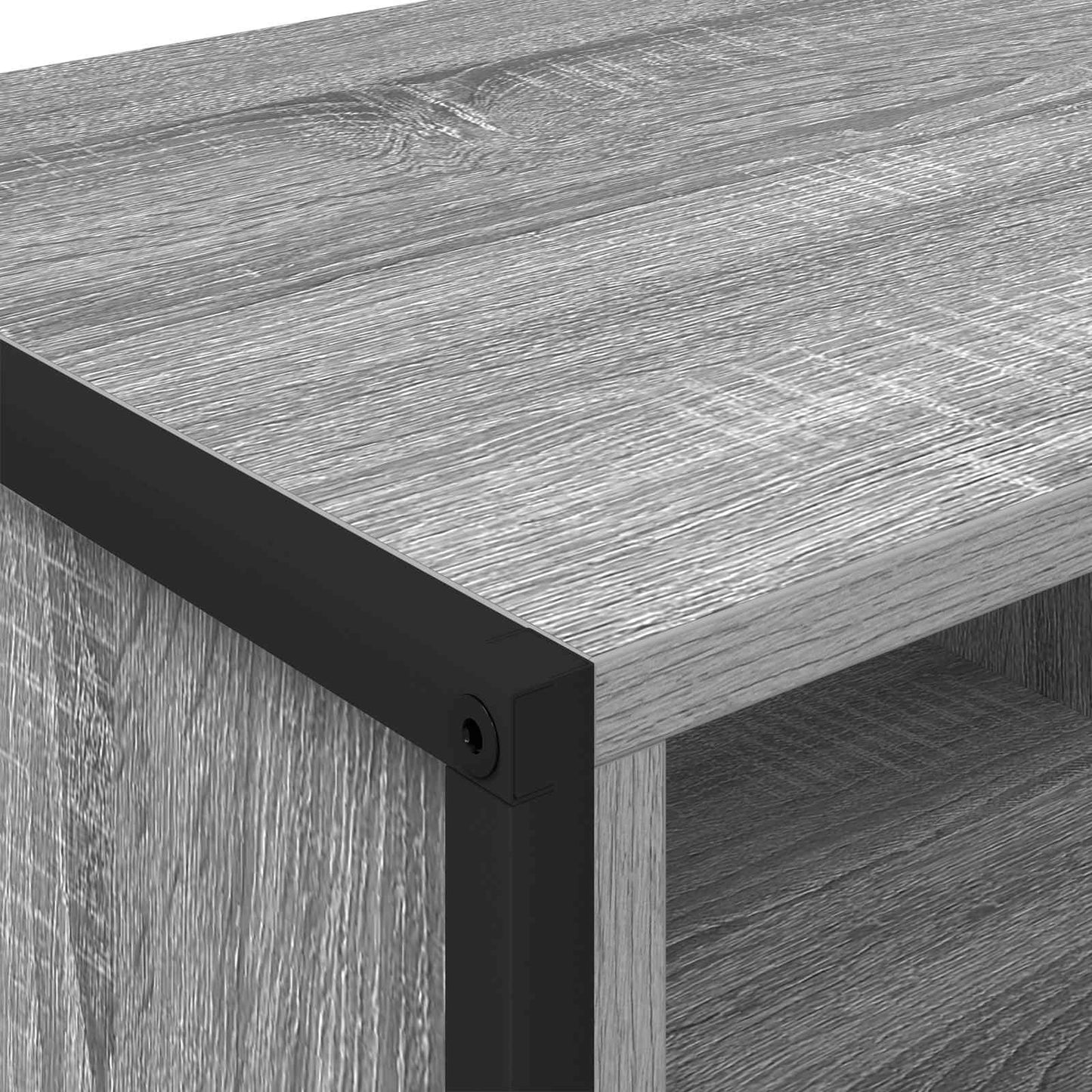 Shoe Cabinet 60 x 35 x 44 cm Engineered Wood Grey Sonoma
