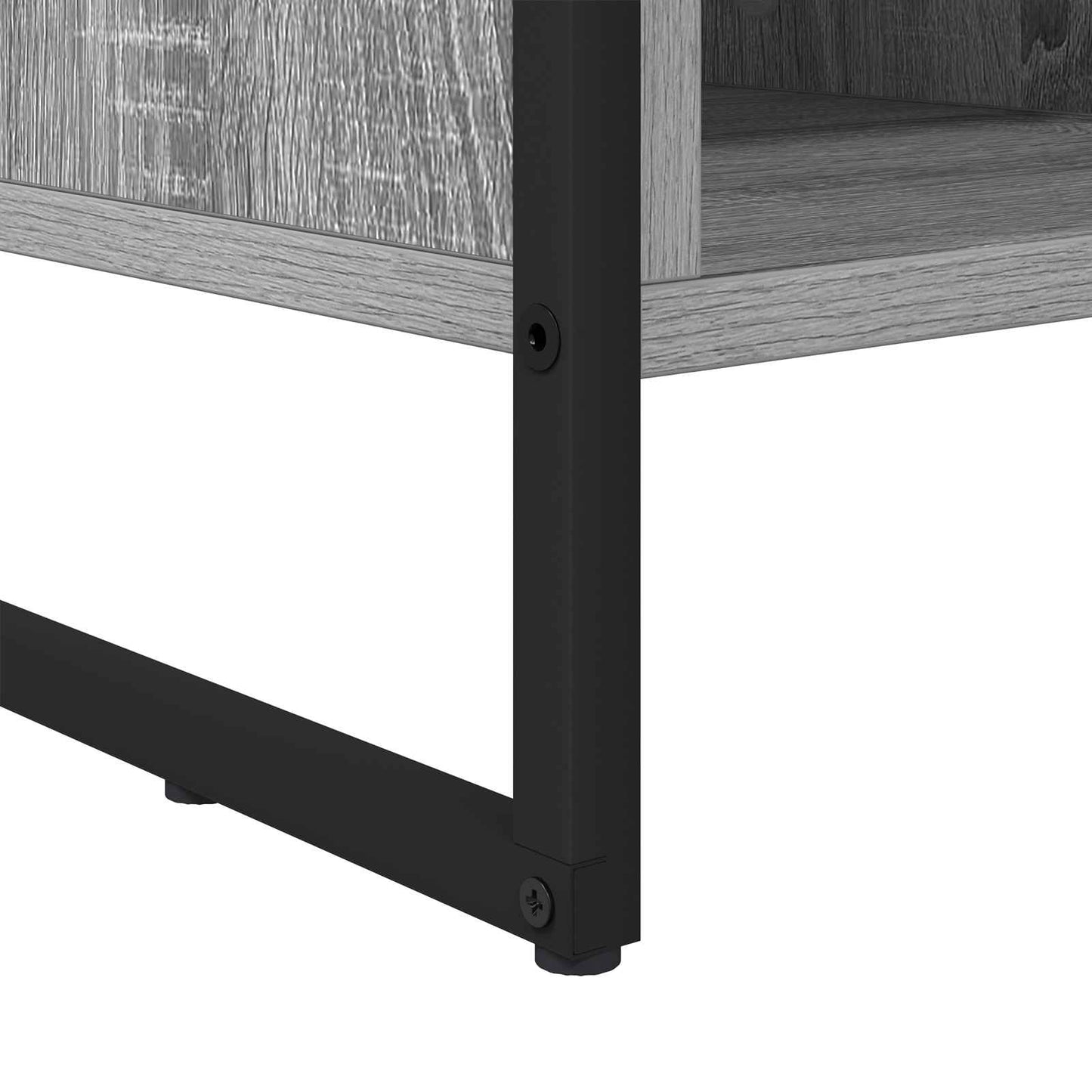 Shoe Cabinet 60 x 35 x 44 cm Engineered Wood Grey Sonoma