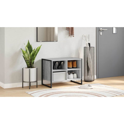Shoe Cabinet Grey Sonoma 60 x 35 x 44 cm Engineered Wood