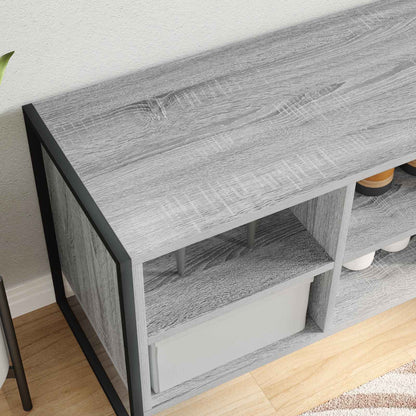 Shoe Cabinet 60 x 35 x 44 cm Engineered Wood Grey Sonoma