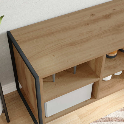 Shoe Cabinet Artisian Oak 60 x 35 x 44 cm Engineered Wood