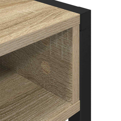 Desk with Storage Sonoma 100 x 50 x 75 cm Engineered Wood