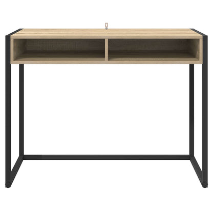 Desk with Storage Sonoma 100 x 50 x 75 cm Engineered Wood