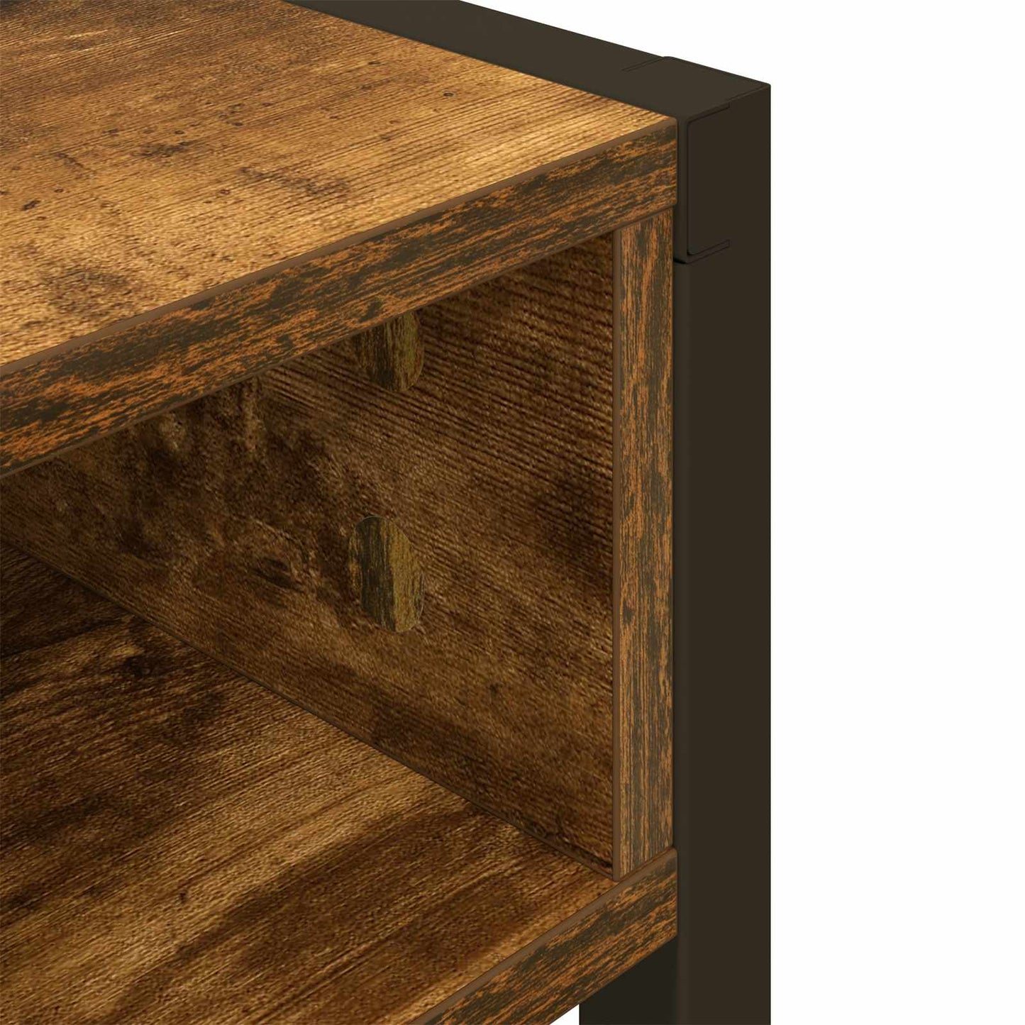 Desk Smoke Oak Engineered Wood 100 x 50 x 75 cm