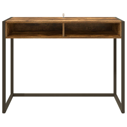 Desk Smoke Oak Engineered Wood 100 x 50 x 75 cm