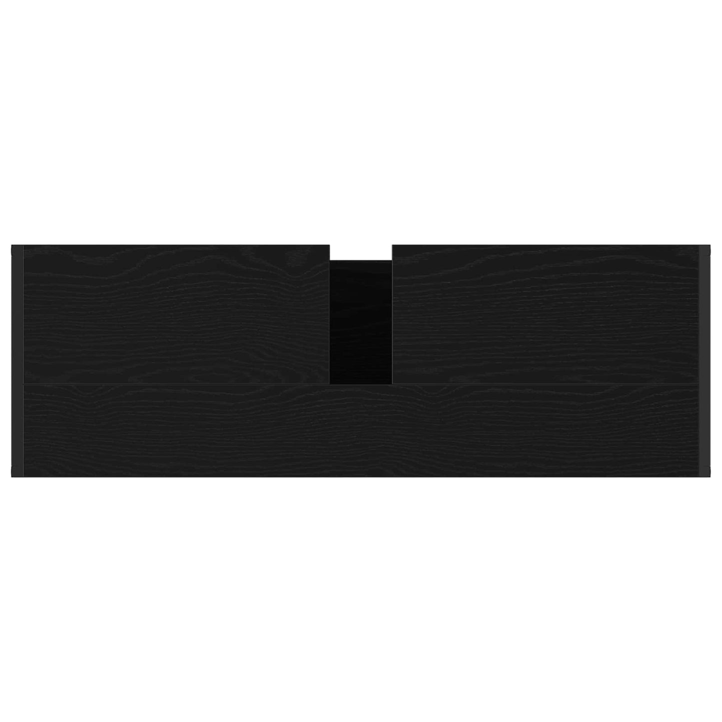 Bathroom Cabinet Black Oak 90 x 30 x 60 cm Engineered Wood