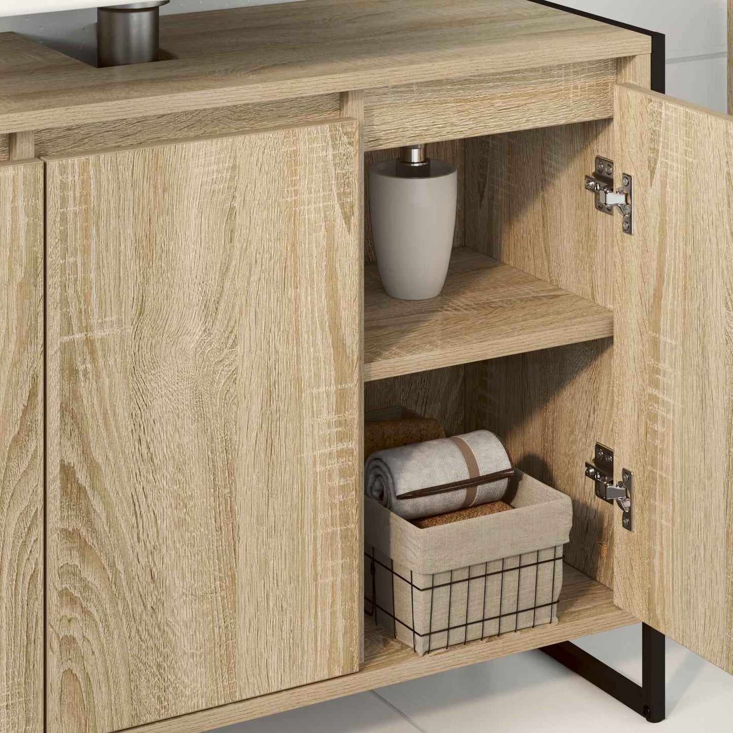 Bathroom Cabinet Sonoma 90 x 30 x 60 cm Engineered Wood