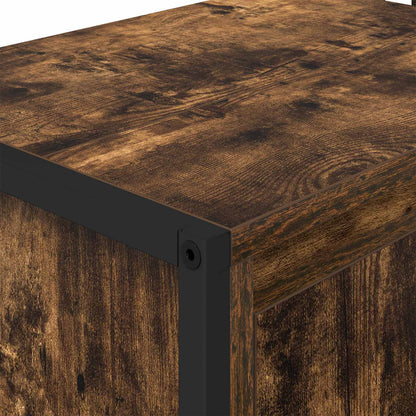 Bathroom Cabinet Smoke Oak 90 x 30 x 60 cm Engineered Wood