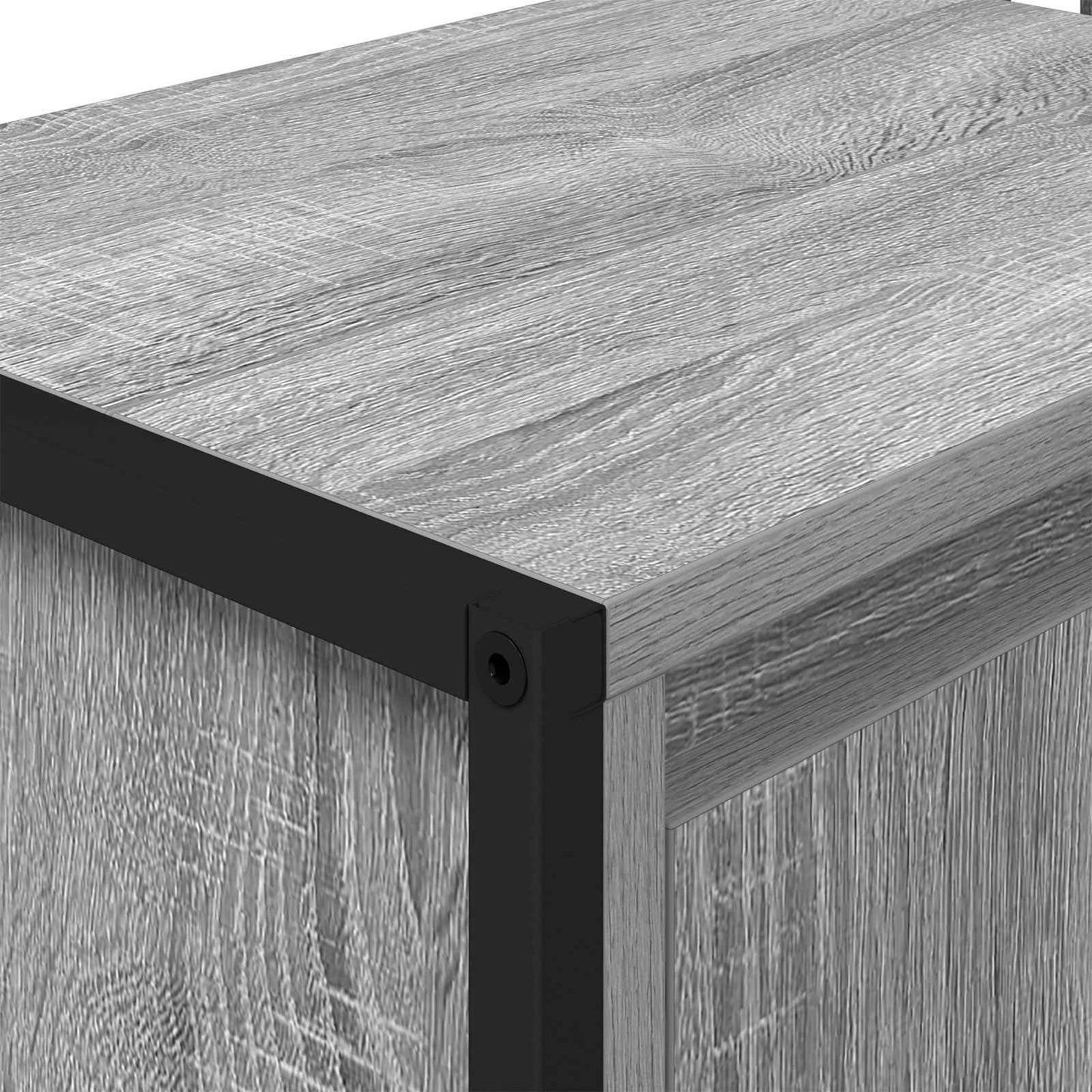 Bathroom Cabinet Grey Sonoma 90 x 30 x 60 cm Engineered Wood