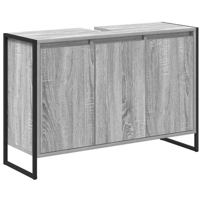 Bathroom Cabinet Grey Sonoma 90 x 30 x 60 cm Engineered Wood