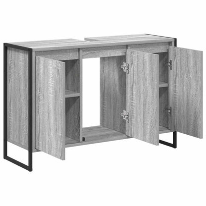 Bathroom Cabinet Grey Sonoma 90 x 30 x 60 cm Engineered Wood