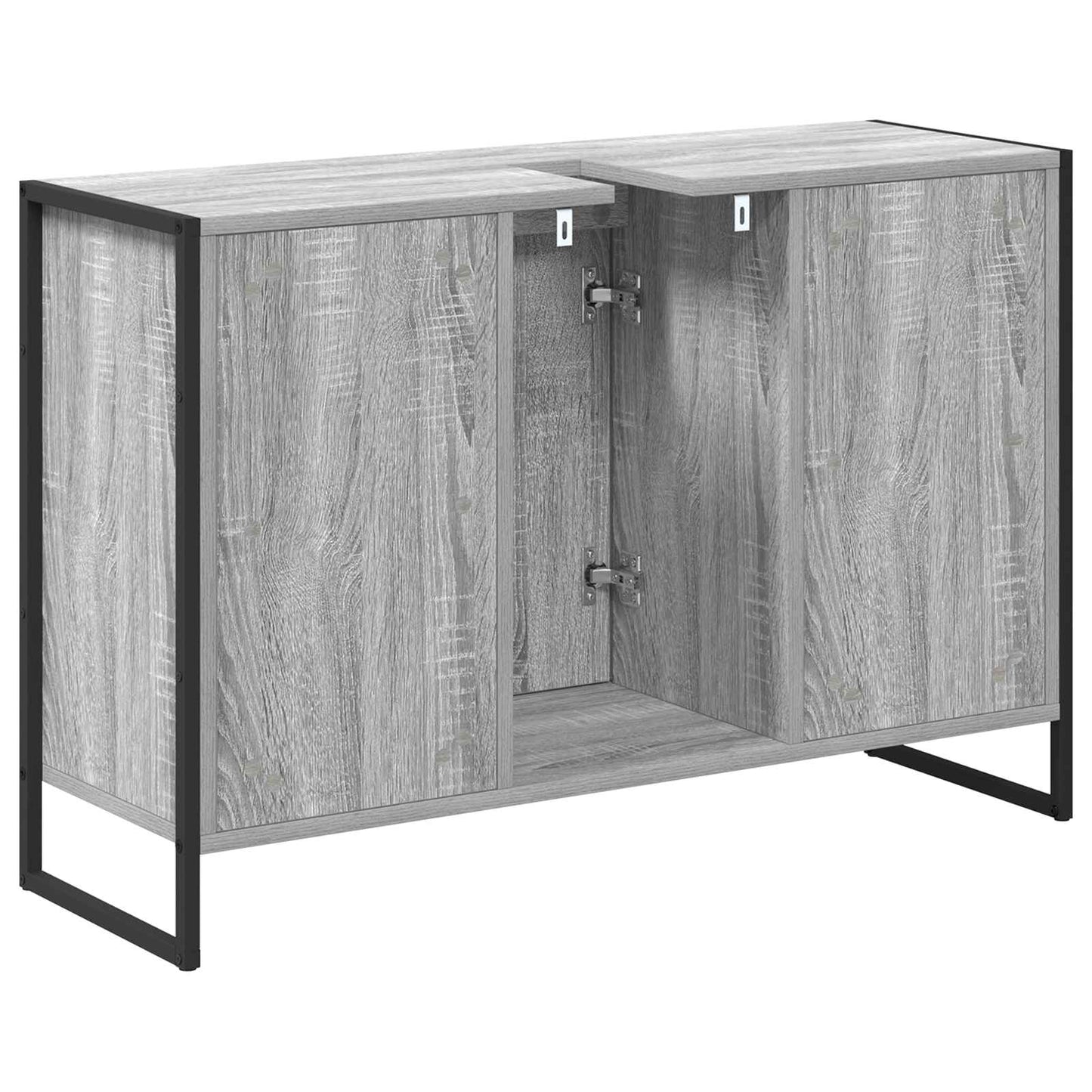 Bathroom Cabinet Grey Sonoma 90 x 30 x 60 cm Engineered Wood