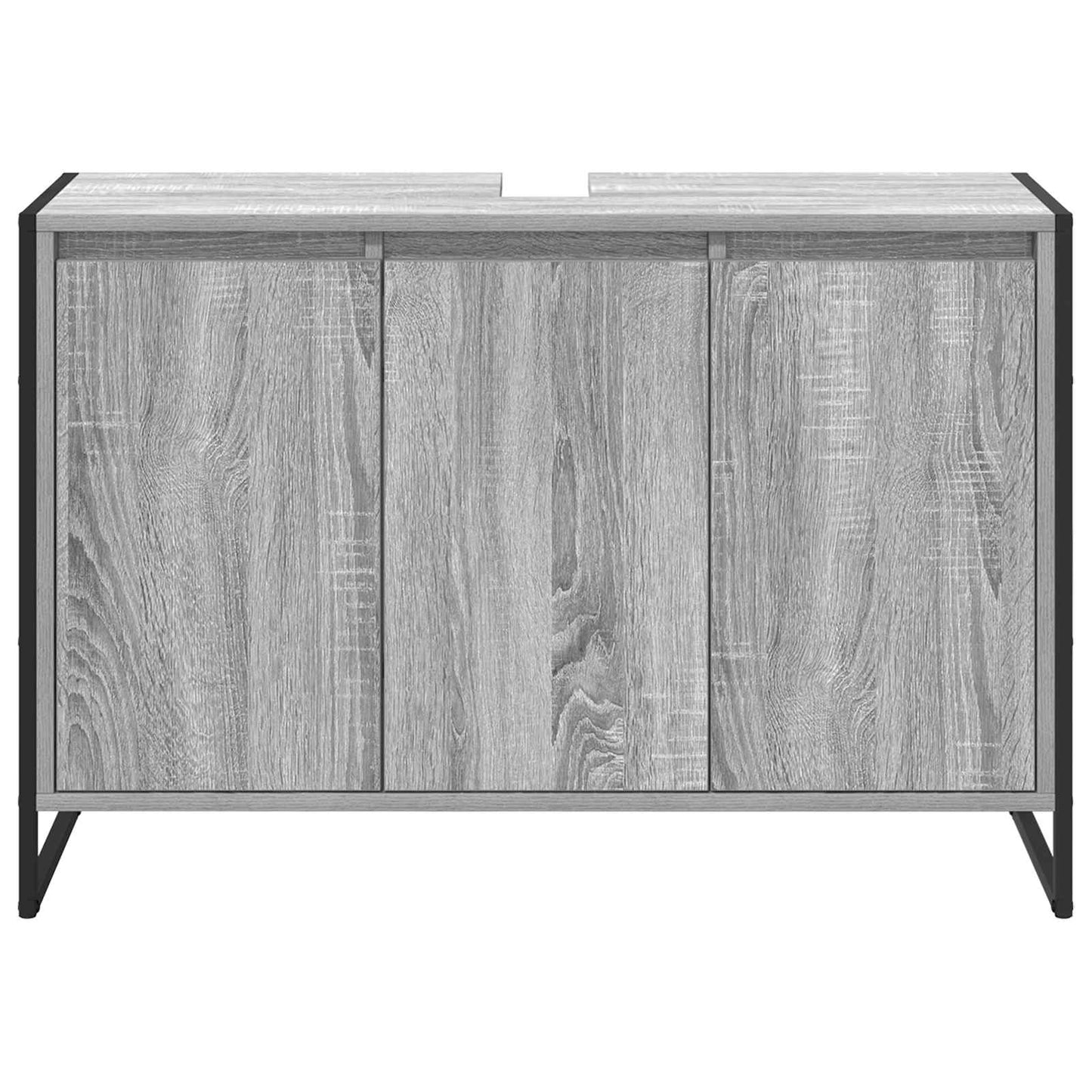 Bathroom Cabinet Grey Sonoma 90 x 30 x 60 cm Engineered Wood
