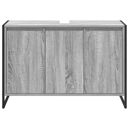 Bathroom Cabinet Grey Sonoma 90 x 30 x 60 cm Engineered Wood