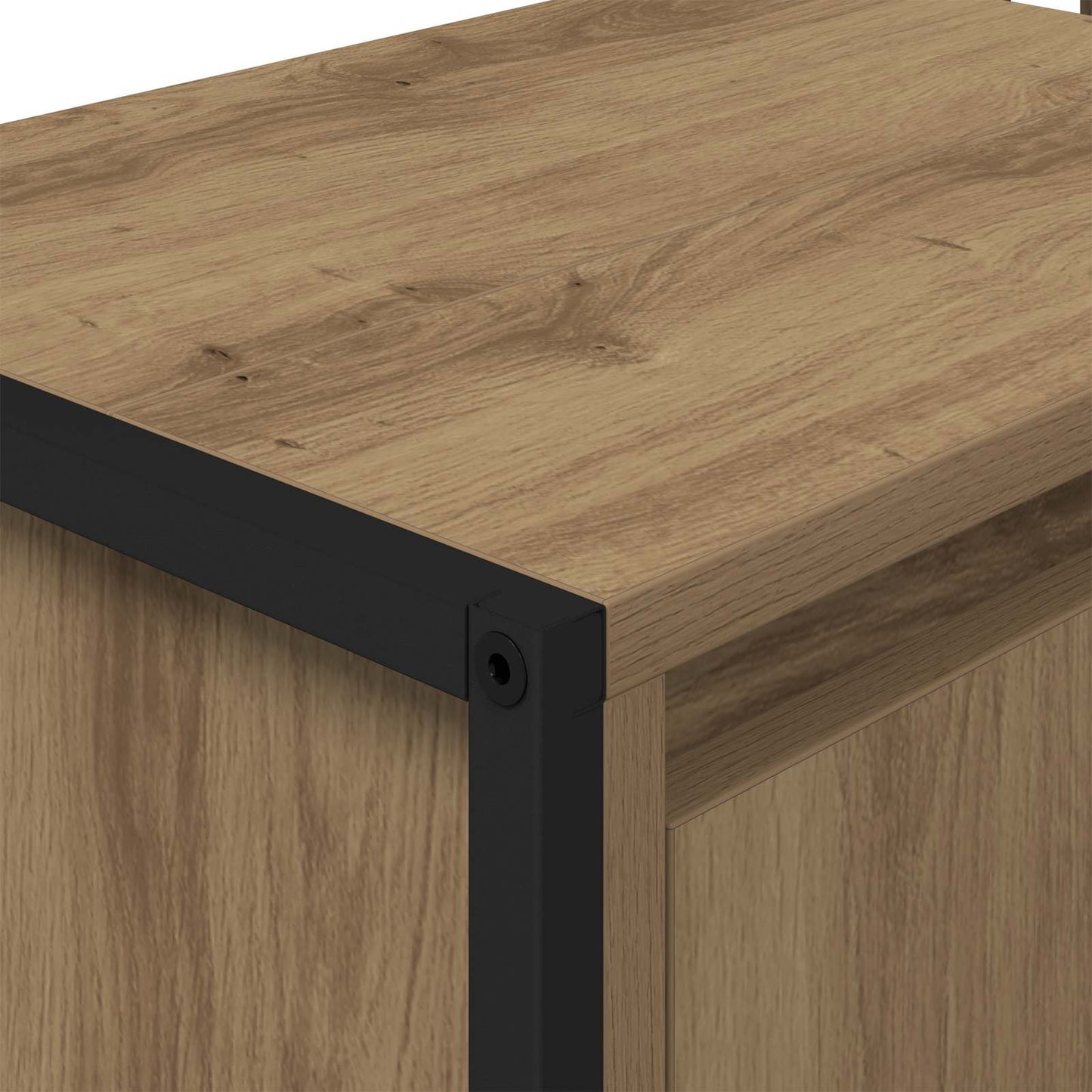 Bathroom Cabinet Artisian Oak 90 x 30 x 60 cm Engineered Wood