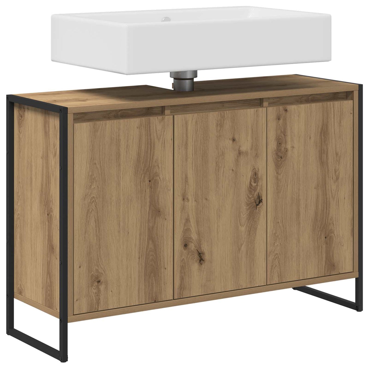 Bathroom Cabinet Artisian Oak 90 x 30 x 60 cm Engineered Wood