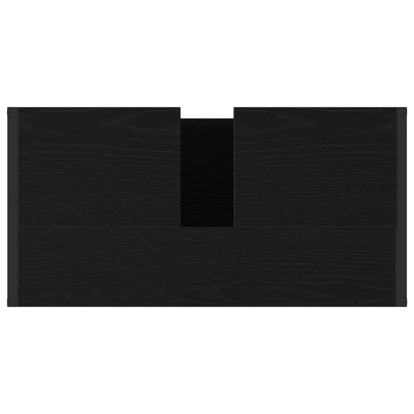 Bathroom Cabinet Black Oak 60 x 30 x 60 cm Engineered Wood